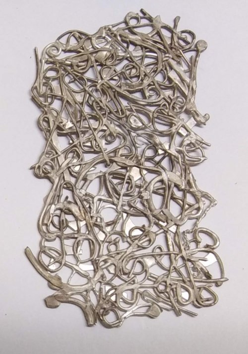 Judy Larson's Make a Lacy Argentium Scrap Metal Sheet - , General Education, Butane Torch, Soldering, Solder, Pickle, rinse, and dry